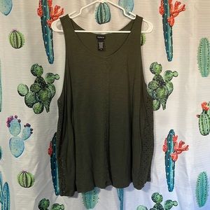 Olive green tank